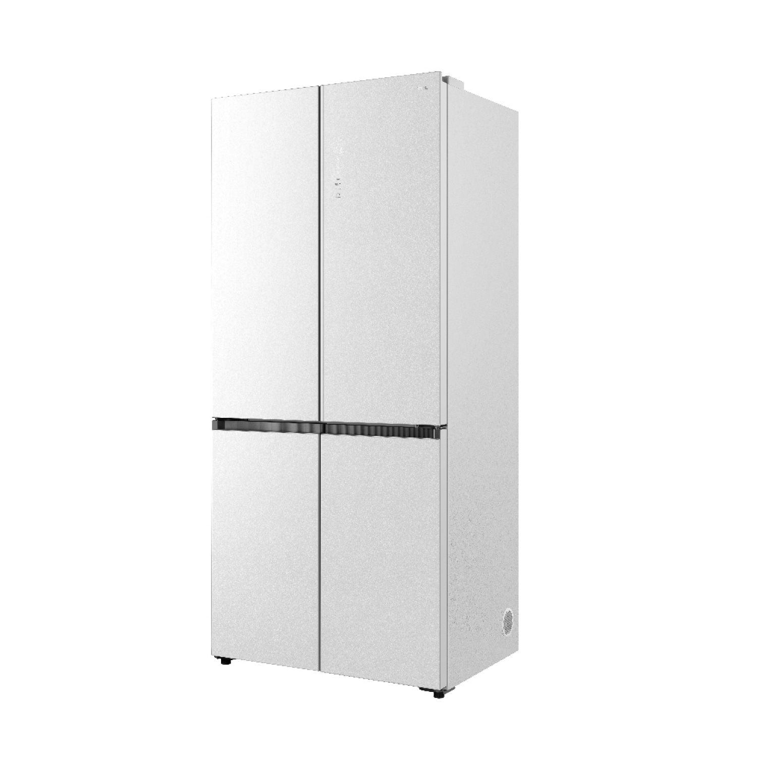 TCL ตู้เย็น 4 ประตู Free built-in 18.4 คิว RT52GCCDW  สี White Glass