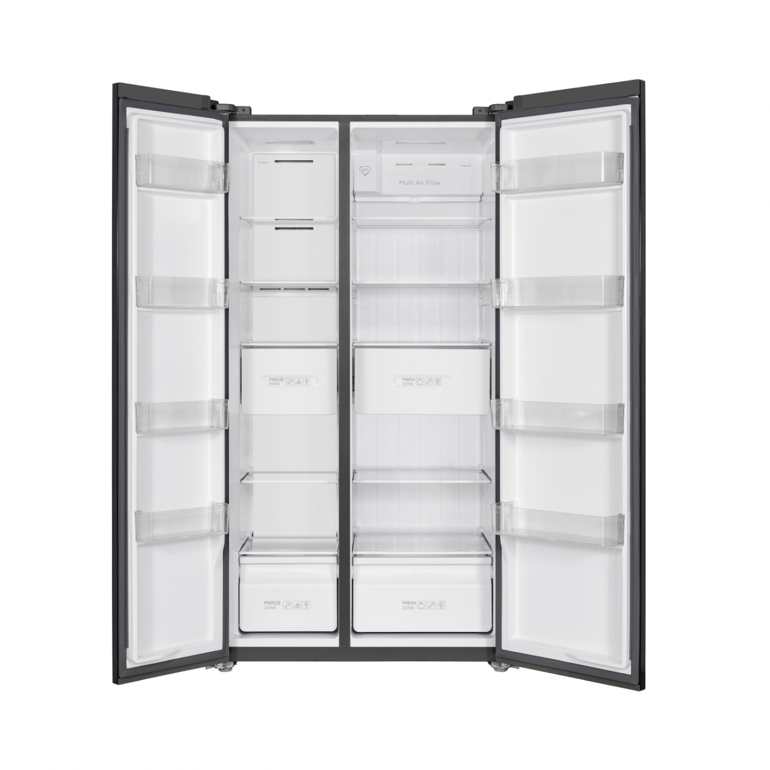 TCL ตู้เย็น Side by Side 17.8 คิว RT50MPSBG  สี Galaxy Gray