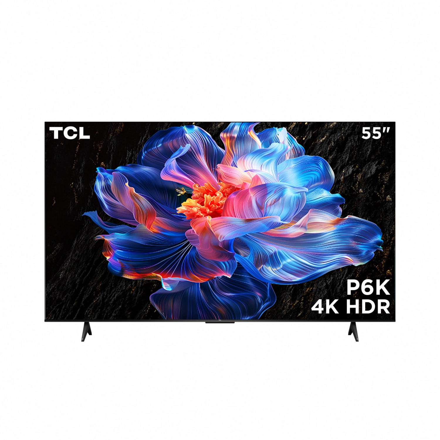 TCL โทรทัศน์ 4K LED TV ขนาด 55 นิ้ว รุ่น 55P6K สีดำ