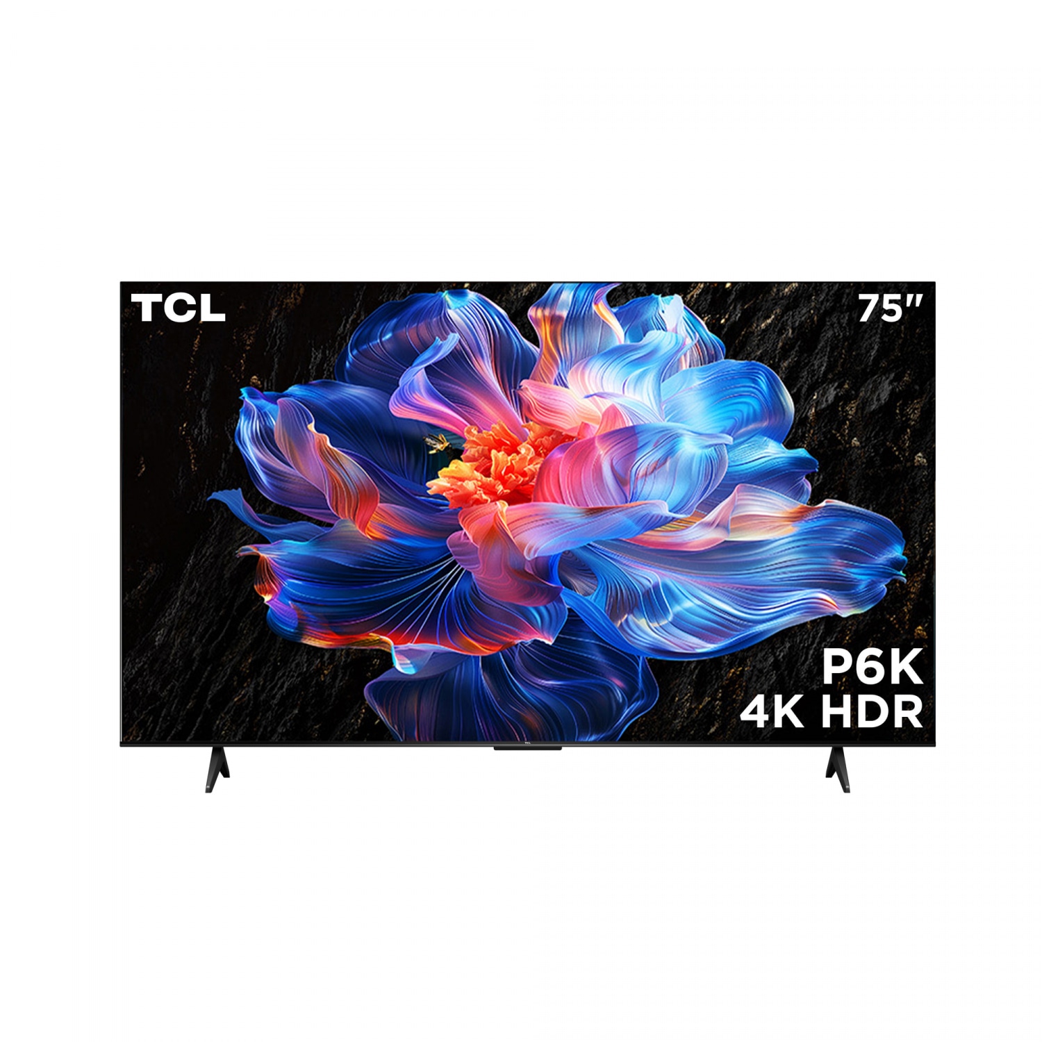 TCL โทรทัศน์ 4K LED TV ขนาด 75 นิ้ว รุ่น 75P6K สีดำ