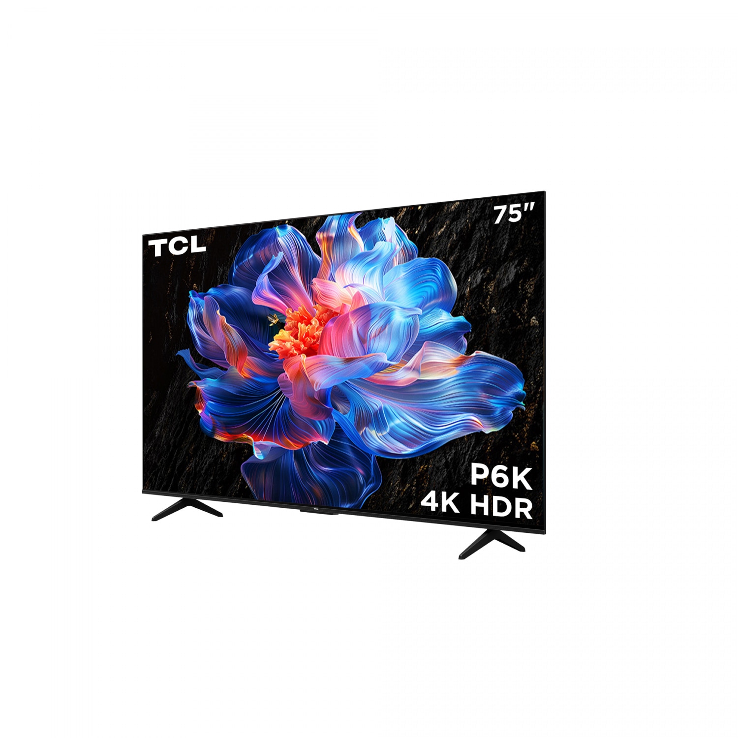 TCL โทรทัศน์ 4K LED TV ขนาด 75 นิ้ว รุ่น 75P6K สีดำ