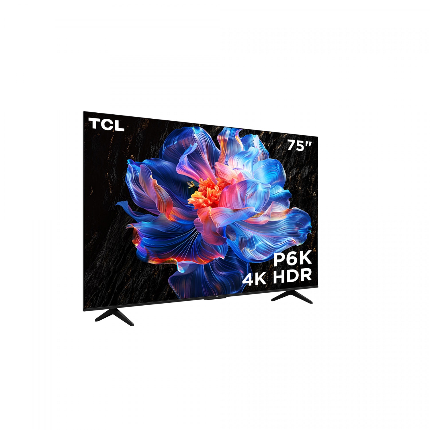 TCL โทรทัศน์ 4K LED TV ขนาด 75 นิ้ว รุ่น 75P6K สีดำ