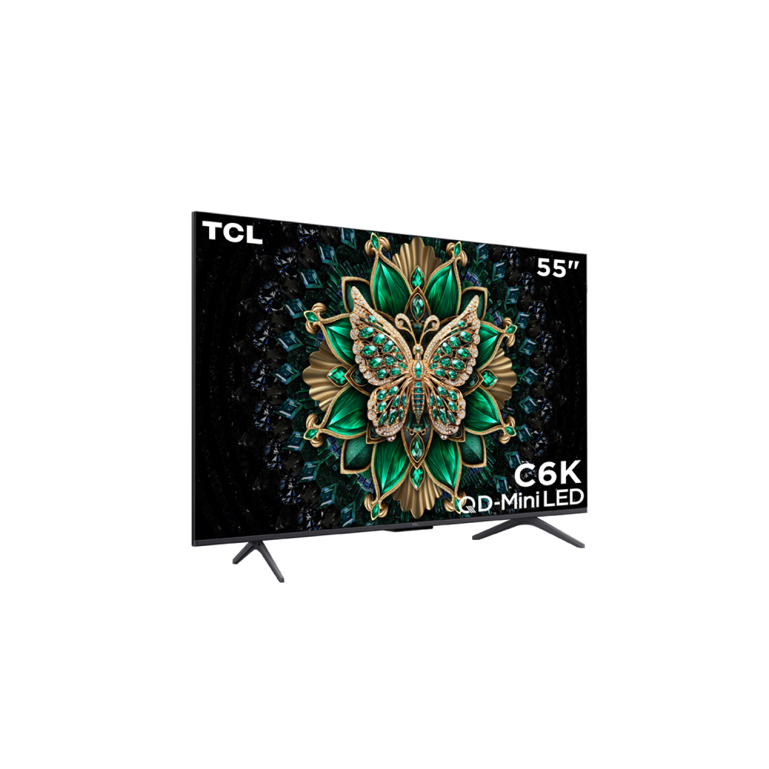 TCL โทรทัศน์ QD mini LED 4K TV ขนาด 55 นิ้ว รุ่น 55C6K สีดำ