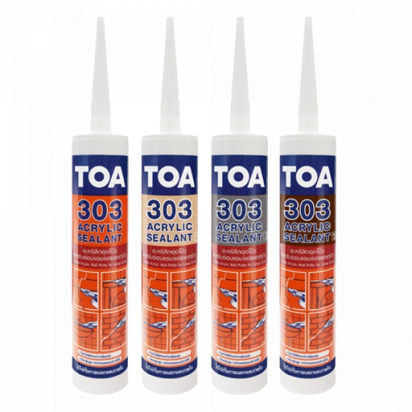 ทีโอเอ 303 อะครีลิคอุดโป๊ว 280 มล.สีเทา