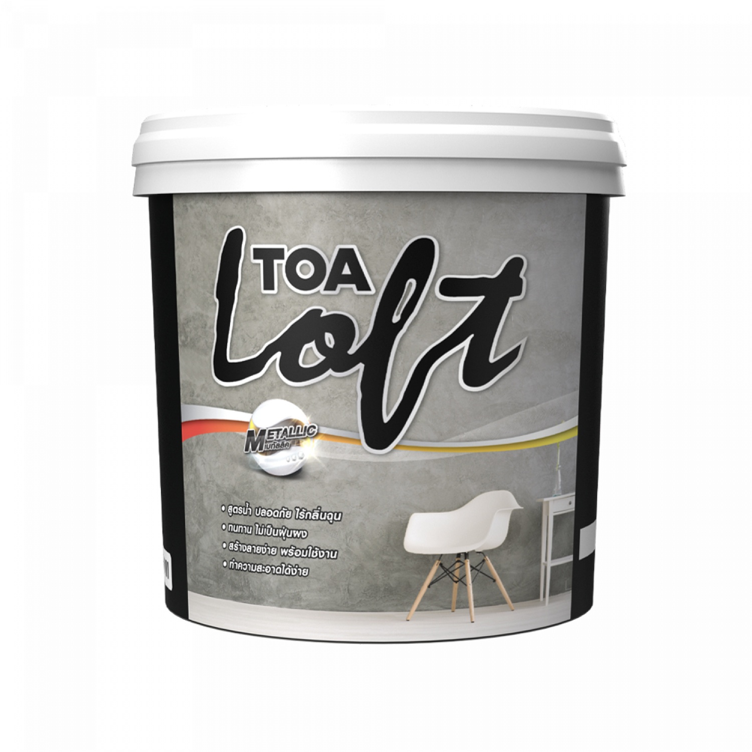 TOA Loft Metallic #MP-777 สีชมพูทอง 9 กก. (SET) บ้านสวยหรู
