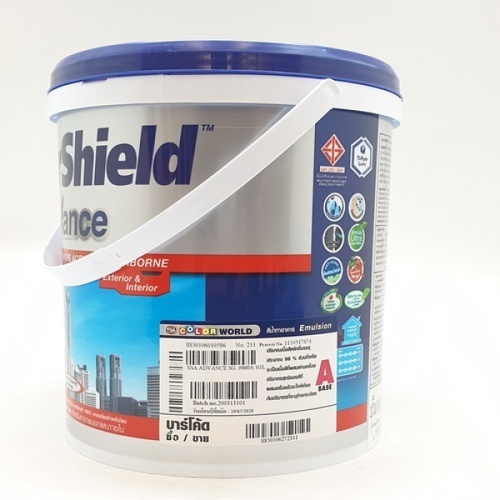 ซุปเปอร์ชิลด์ แอดวานซ์ สีน้ำกึ่งเงา ภายนอก เบส #000D 1 กล