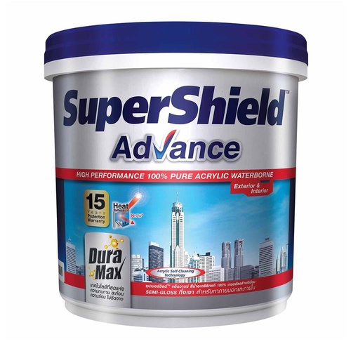 ពណ៌ទឹកលាបក្រៅ Super Shield Advance Semi-GlossBase D 9លីត្រ