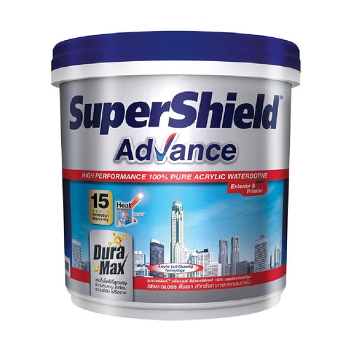 ពណ៌ទឹកលាបក្រៅ Super Shield Advance Semi-GlossBase B 9លីត្រ