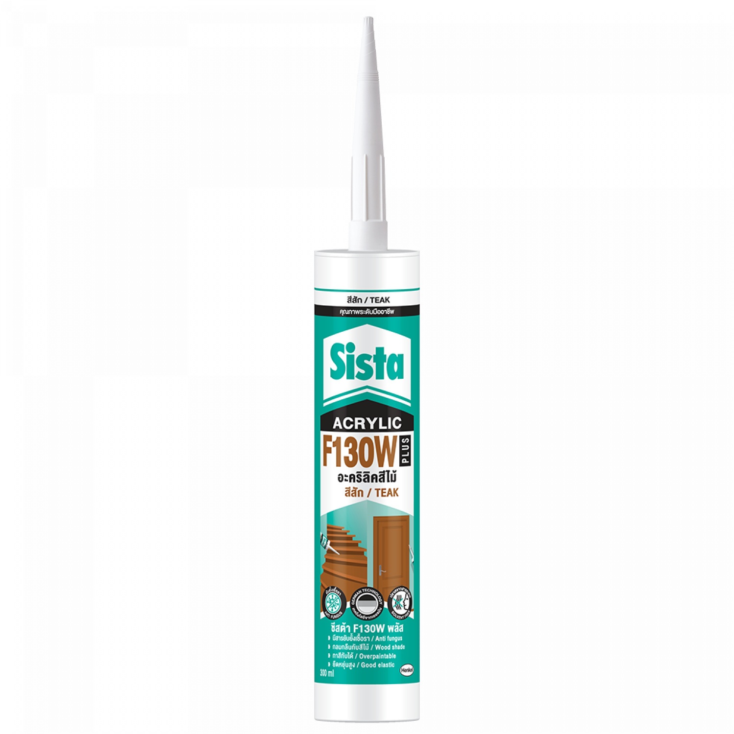 SISTA อะคริลิคยาแนว F130 พลัส 300 มล. สีสัก 
