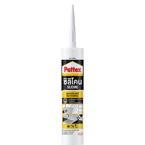 Pattex ស៊ីលីកូន Grout ពណ៌ស 280ml.