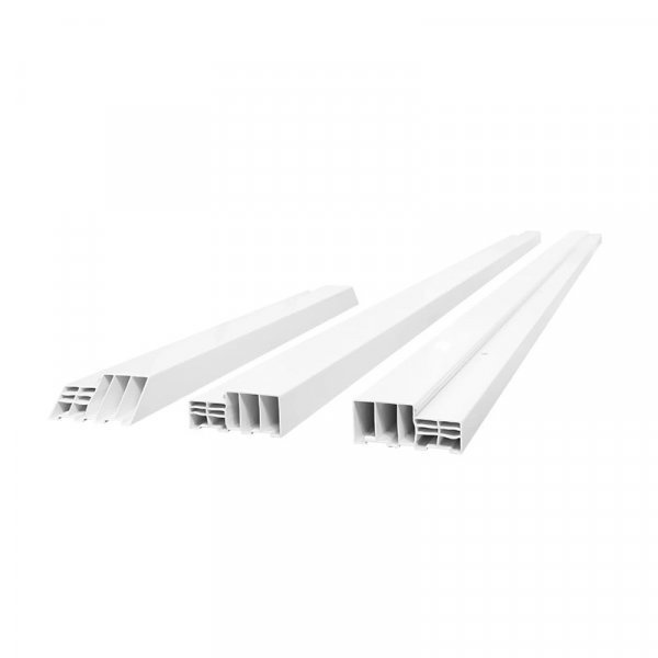 ECO-DOOR  วงกบ uPVC  รุ่น UR-100  ขนาด 80x200 ซม. สีขาว