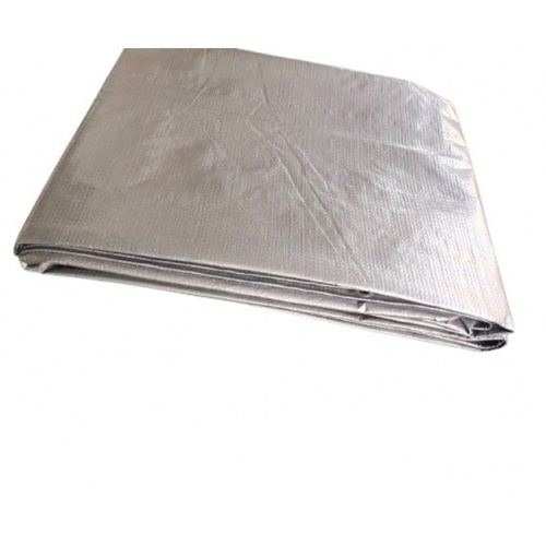 แมงป่อง ผ้าใบอย่างกลาง 4x5M. สีเงิน