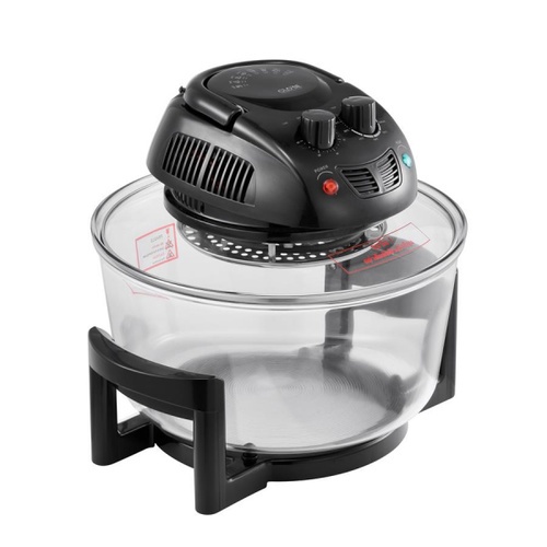 CLOSE หม้ออบลมร้อน 1500 วัตต์ ขนาด 12 ลิตร รุ่น HB-8004 สีดำ