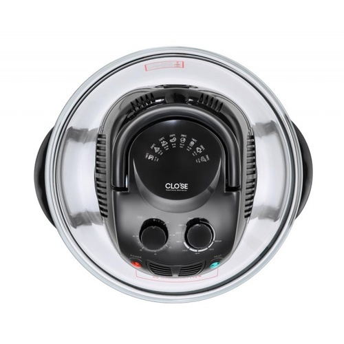 CLOSE หม้ออบลมร้อน 1500 วัตต์ ขนาด 12 ลิตร รุ่น HB-8004 สีดำ