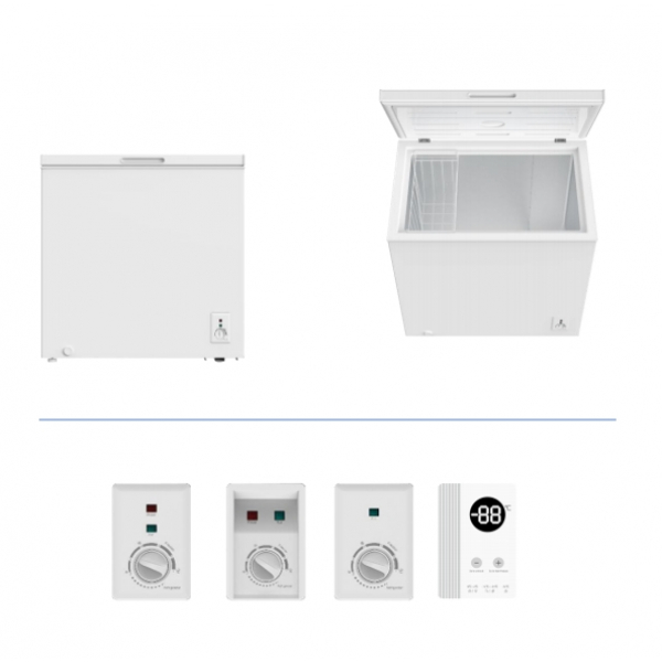 CHiQ ตู้แช่แข็งฝาทึบ ขนาด 7 คิว รุ่น CCF199 สีขาว