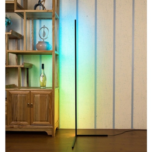 EILON โคมไฟตั้งพื้นโมเดิร์น RGB 20w พร้อมรีโมท สูง 1.45m รุ่น ALD-03 สีดำ