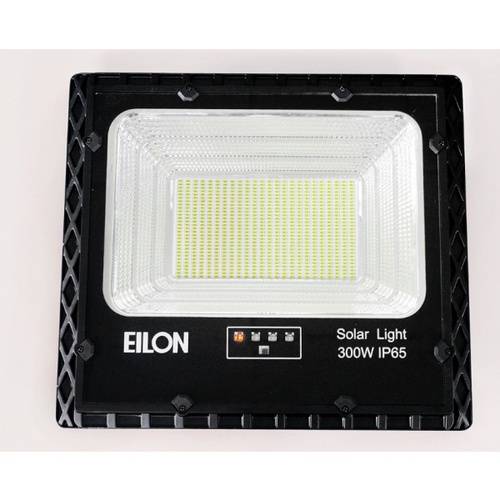 EILON โคมไฟฟลัดไลท์โซลาร์เซลล์ 300W DL รุ่น FDJ-300 แสงเดย์ไลท์