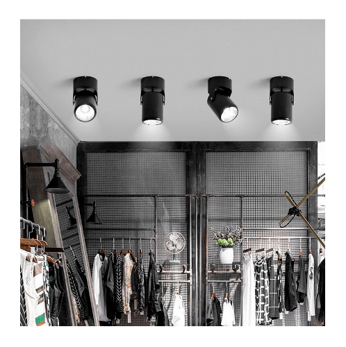 EILON แทรคไลท์แอลอีดีทรงกระบอก 5W รุ่น OU-TL-ST5W แสงคูลไวท์ สีดำ