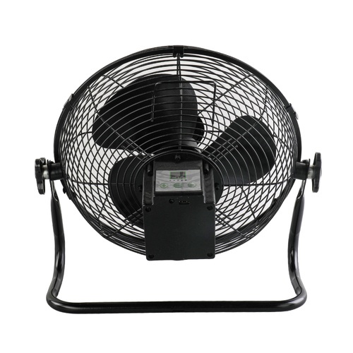 INOVA พัดลมโซล่าเซลล์ตั้งพื้น 12 นิ้ว 15W พร้อมแผง รุ่น HS-118 สีดำ
