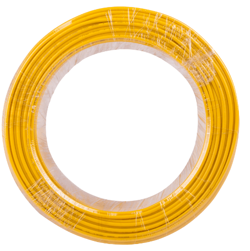 BCC สายไฟ IEC01 THW 1x2.5 SQ.MM. 50ม. สีเหลือง