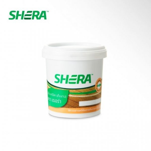 เฌอร่า สีเก็บงานไม้ 0.5 ลิตร สีกรีน พาสเทล