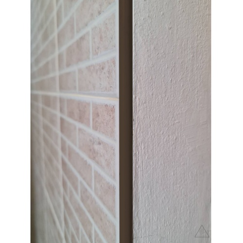 MAC คิ้วกระเบื้องPVC แบบโค้ง ขนาด 8 มม. ยาว 2 เมตร รุ่นSUPER UV สีน้ำตาลเข้ม