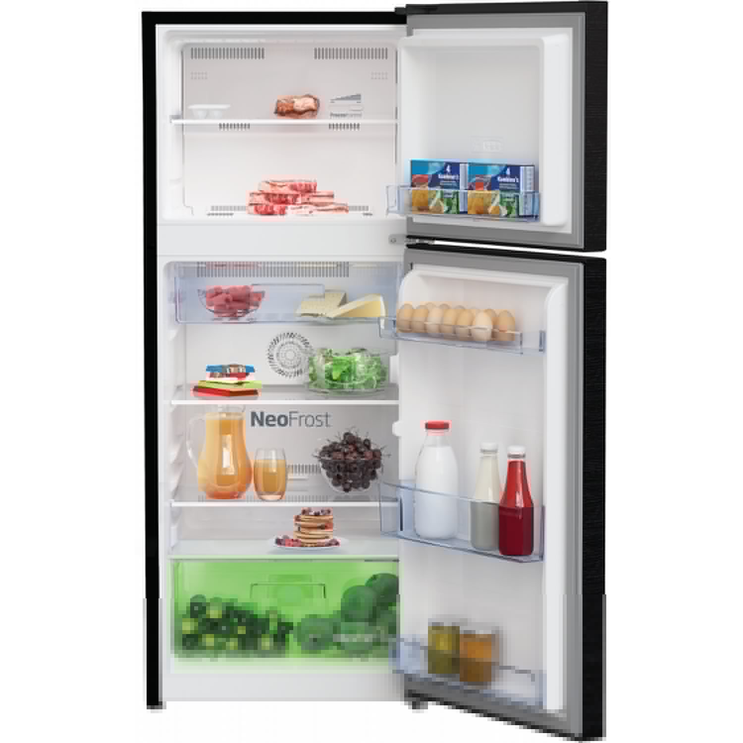 BEKO ตู้เย็น 2 ประตู 6.5 คิว RDNT200I50HFK สีเทาเข้ม