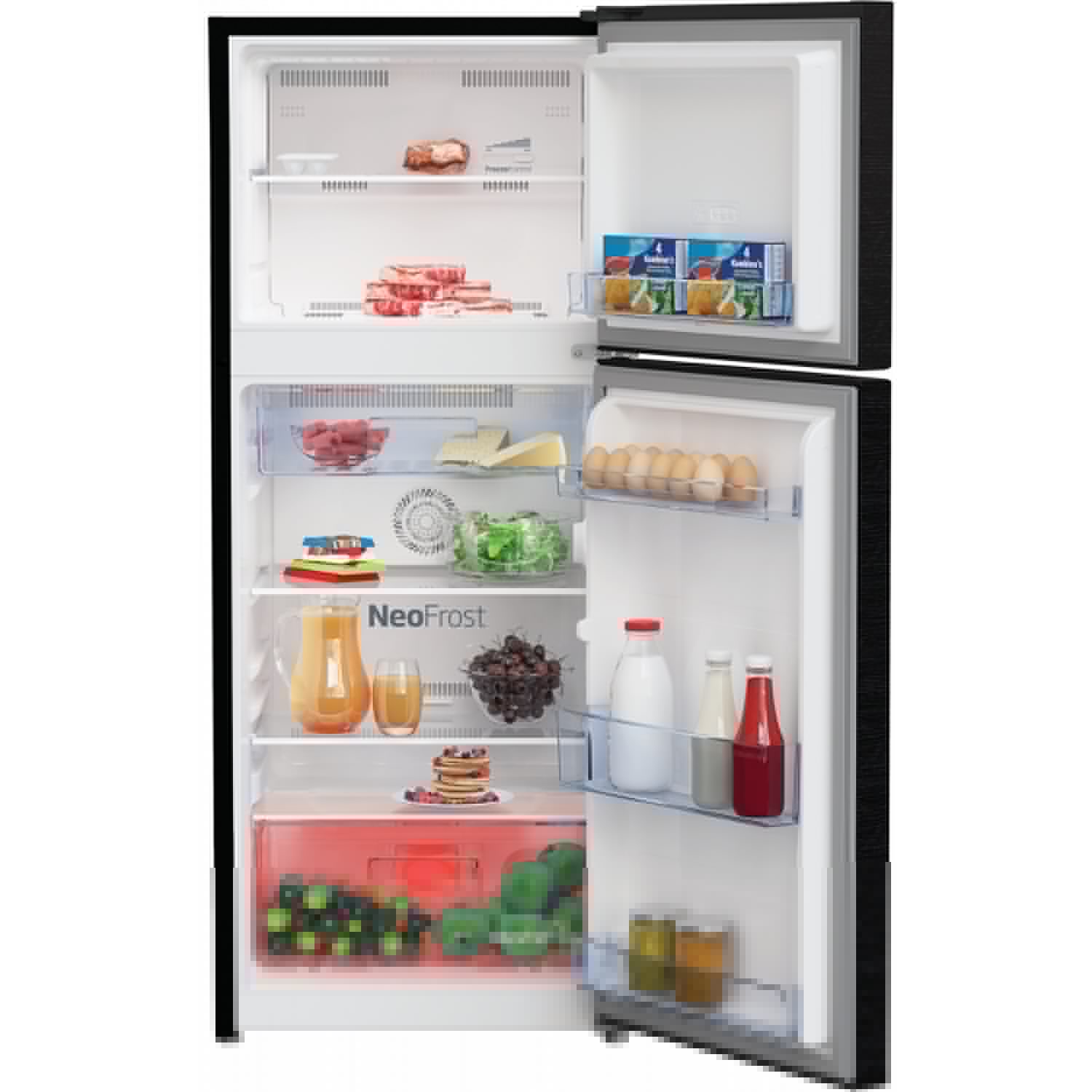 BEKO ตู้เย็น 2 ประตู 6.5 คิว RDNT200I50HFK สีเทาเข้ม