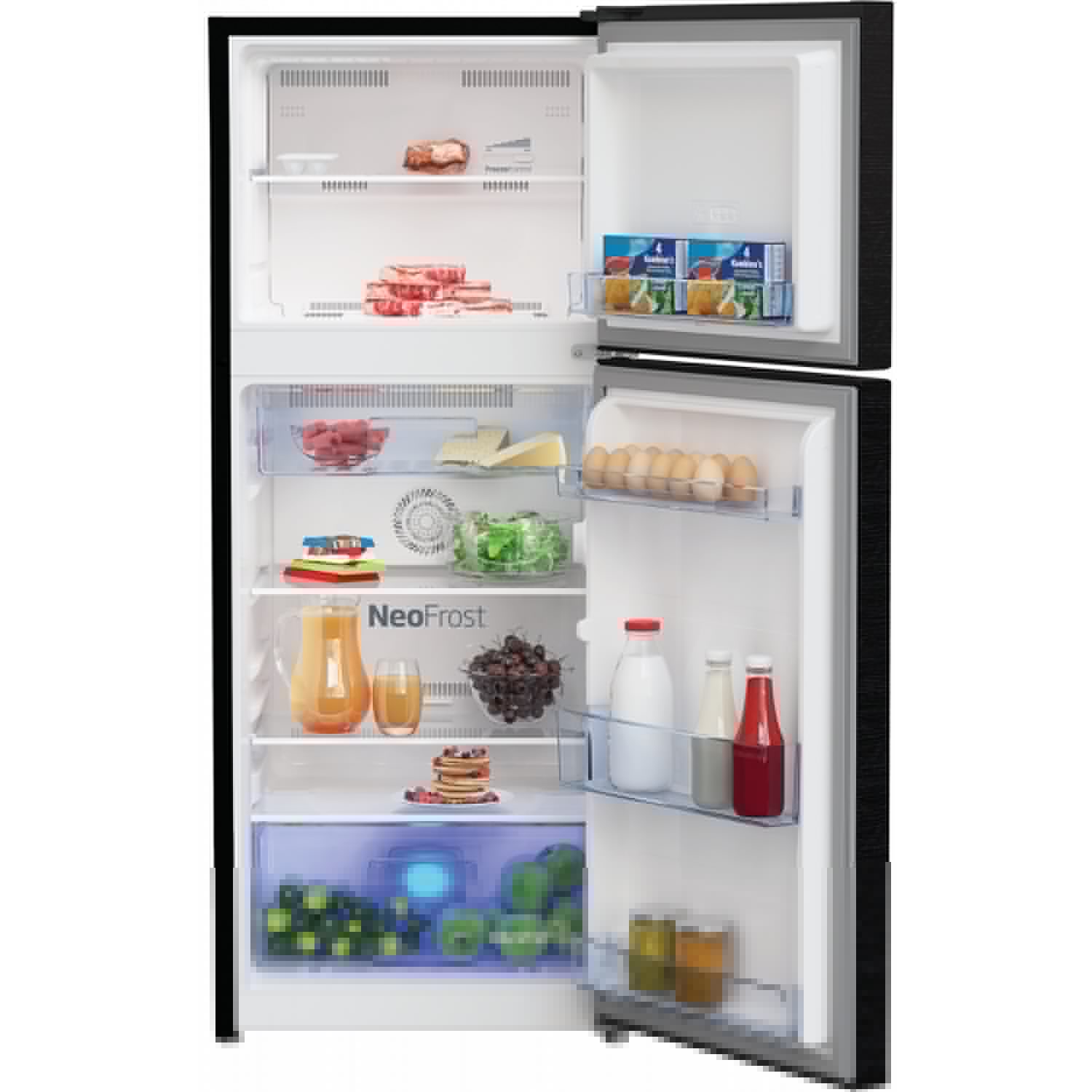 BEKO ตู้เย็น 2 ประตู 6.5 คิว RDNT200I50HFK สีเทาเข้ม