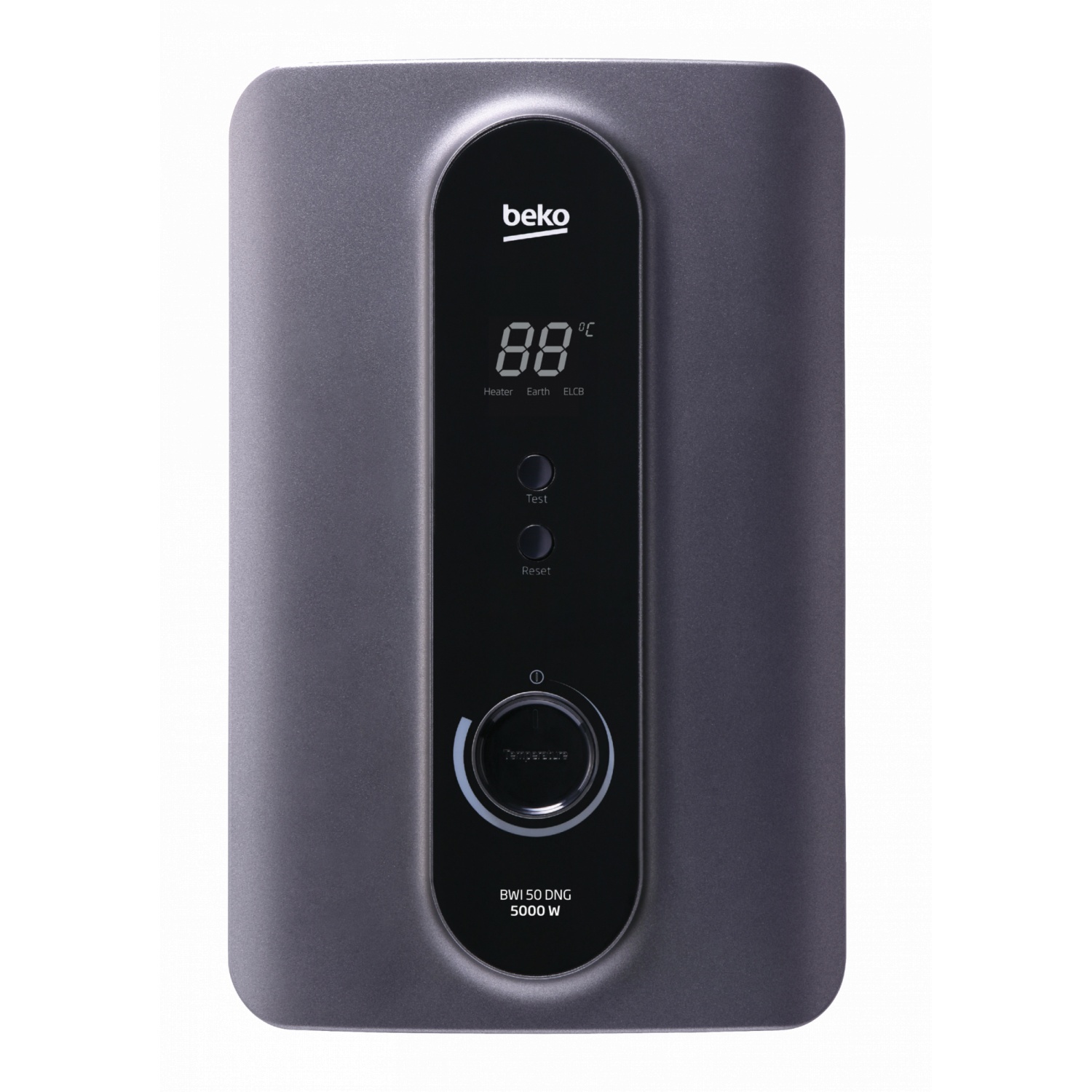 BEKO เครื่องทำน้ำอุ่น ขนาด 5000 วัตต์ รุ่น BWI50DNG สีดำ