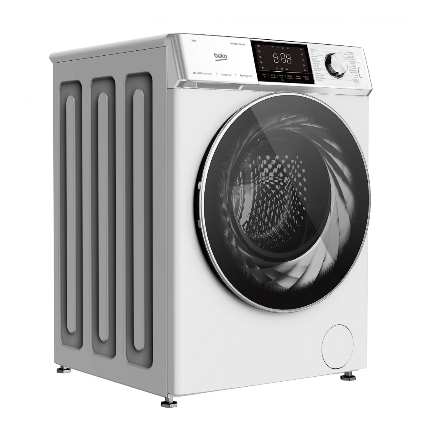 BEKO เครื่องซักผ้าฝาหน้า 12 กก. WCV127P4DW สีขาว