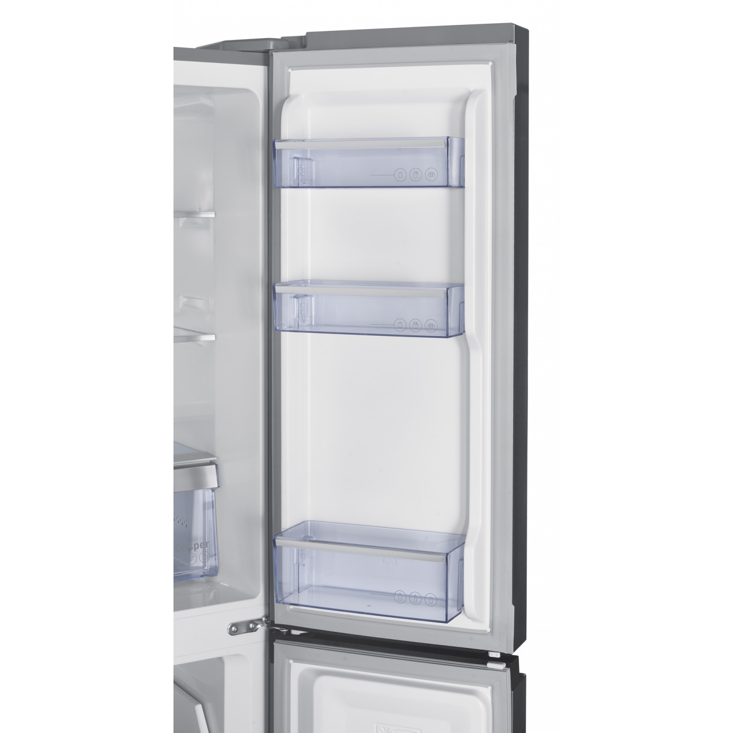 BEKO ตู้เย็น Multi Doors ขนาด 16.5 คิว รุ่น GNO46624HFSK สี DARK INOX