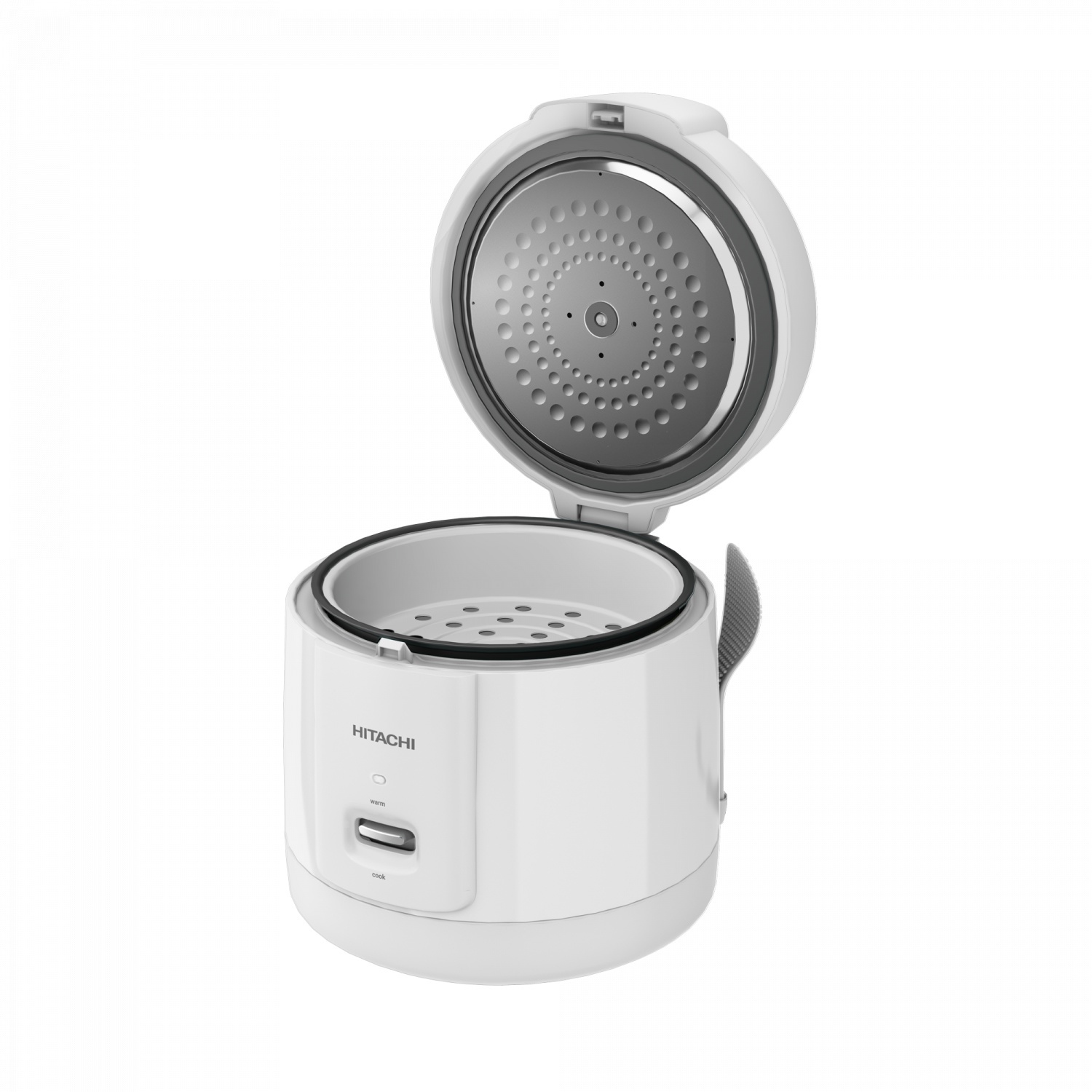 HITACHI หม้อหุงข้าวอุ่นทิพย์ ขนาด 1.8 ลิตร รุ่น RZ-S18MM W สีขาว