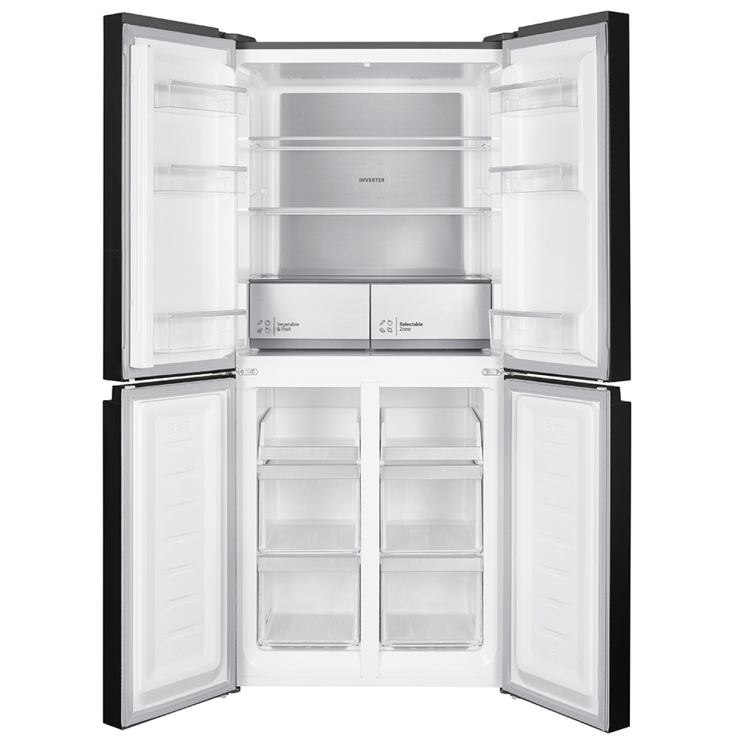 HITACHI ตู้เย็น Multi door ขนาด 16.5 คิว รุ่น HR4N7522DSXTH สีเทา