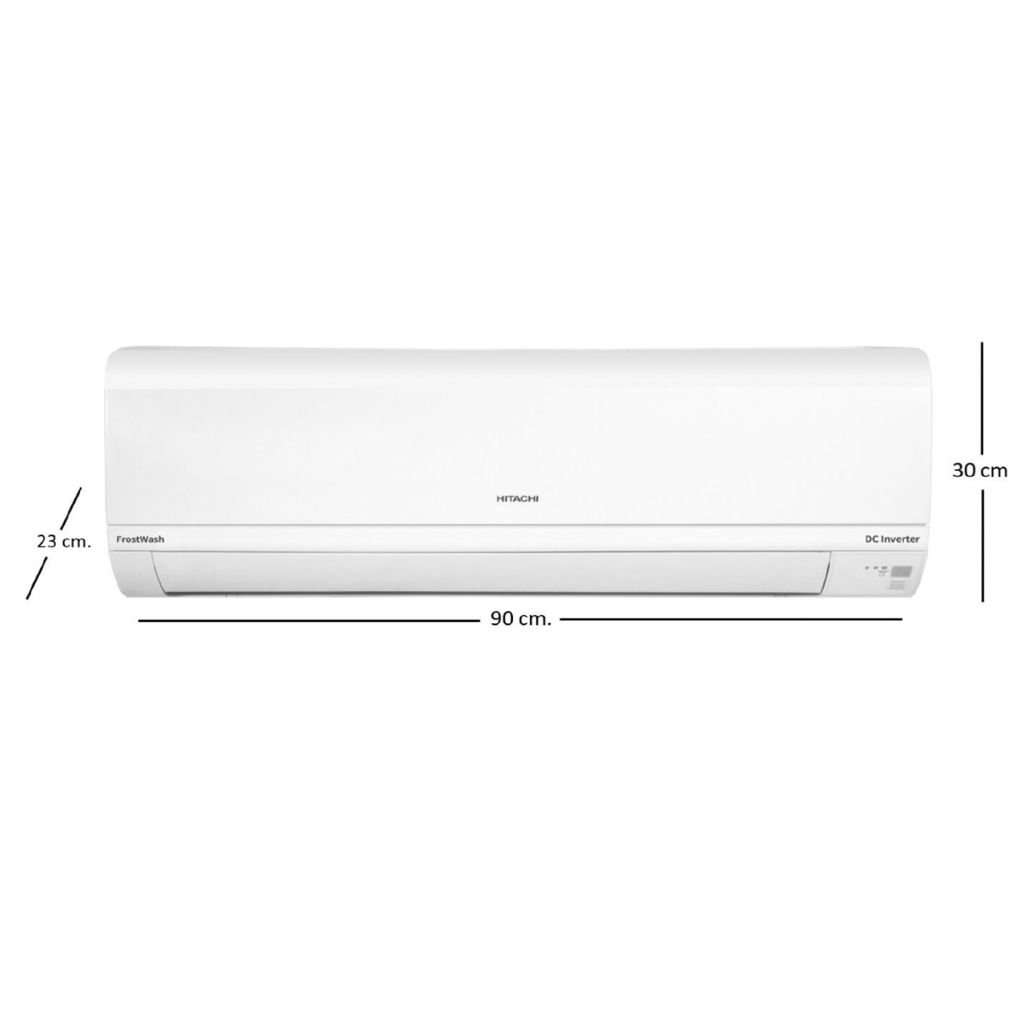 HITACHI เครื่องปรับอากาศ Inverter ขนาด 22000 BTU RAK-QH24PCBST สีขาว