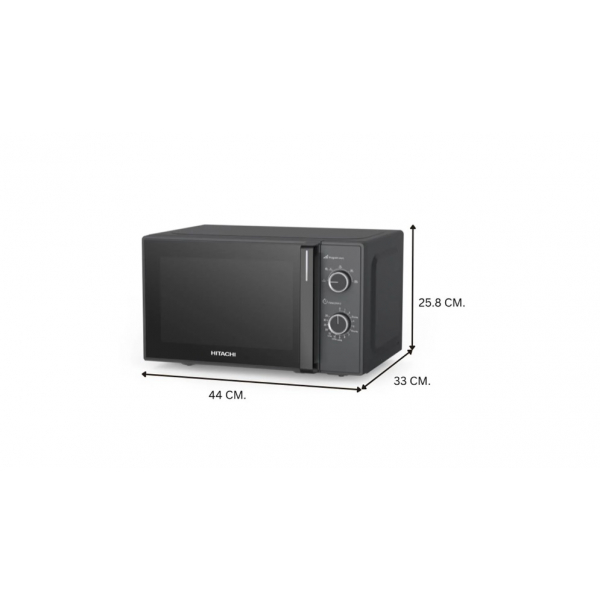 HITACHI ไมโครเวฟ ขนาด 20 ลิตร 700 วัตต์ รุ่น HMRM2002 สีดำ 