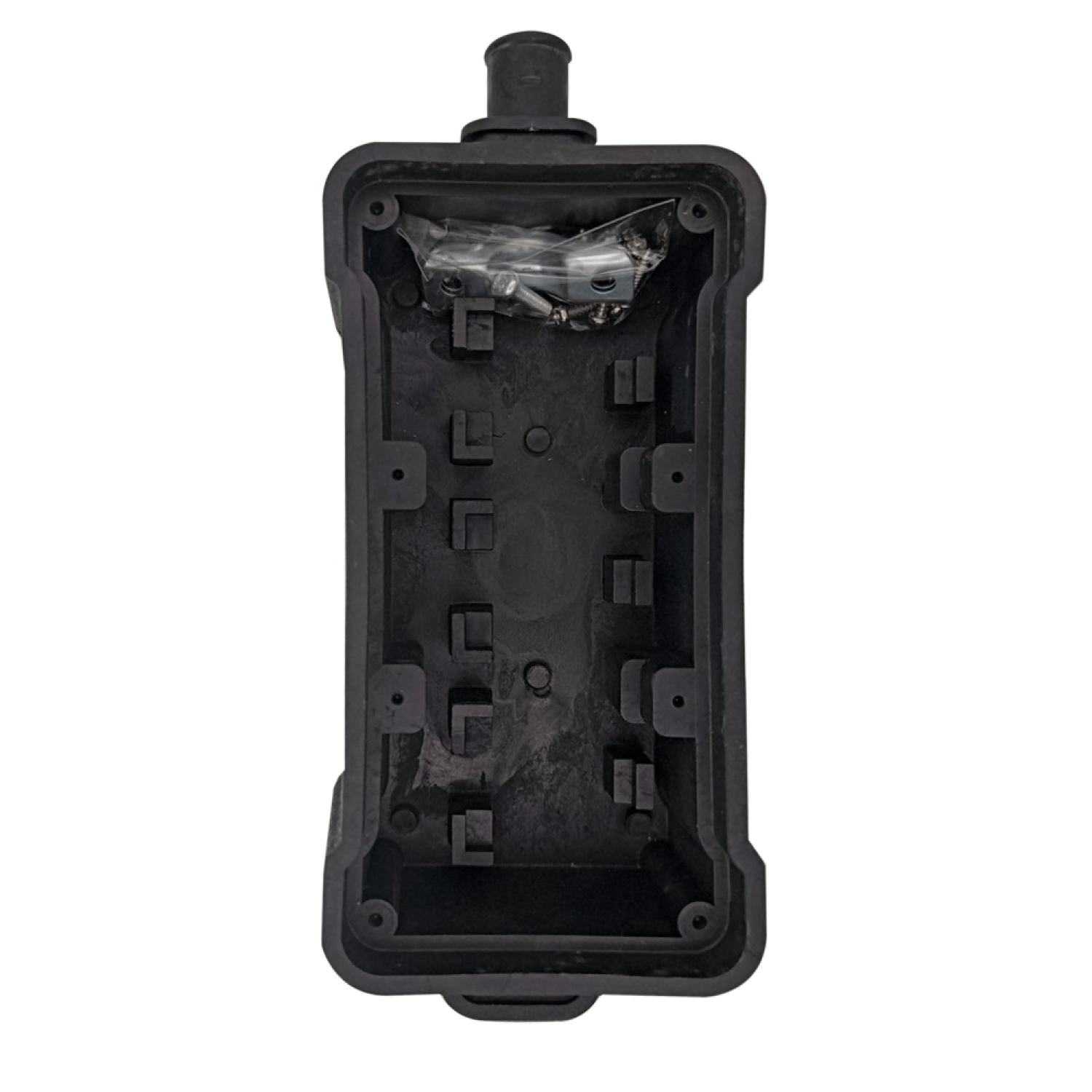 DATA บล็อก PVC เปล่า 3 ช่อง สีดำ