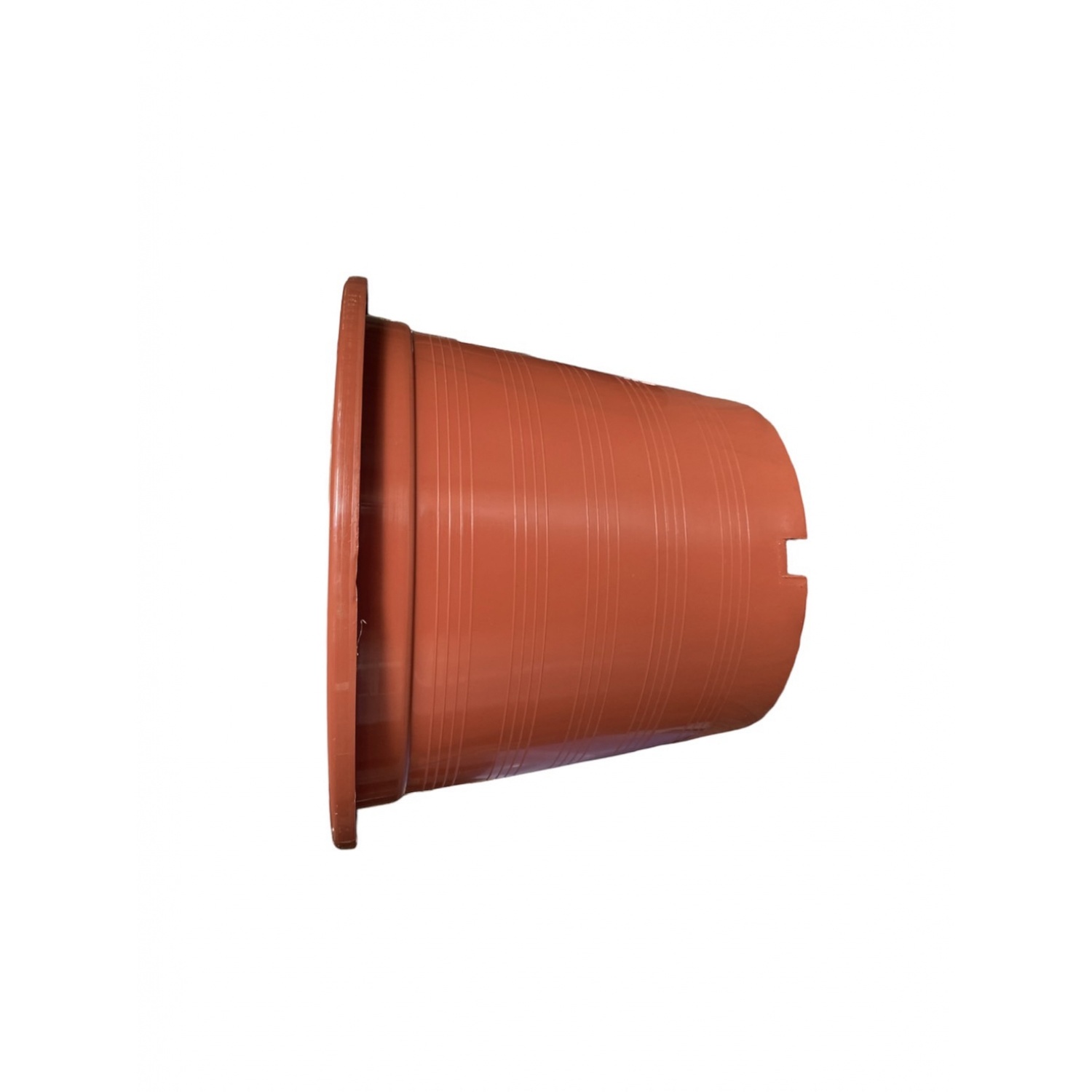 GREENHOUSEกระถางพลาสติก-ปากตรงสีอิฐ 6