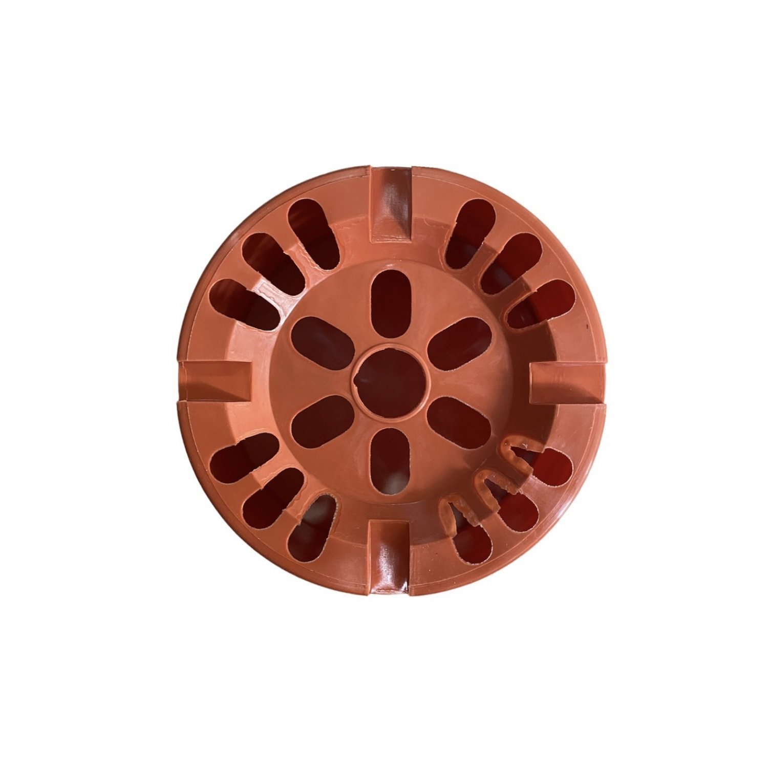 GREENHOUSEกระถางพลาสติก-ปากตรงสีอิฐ 6