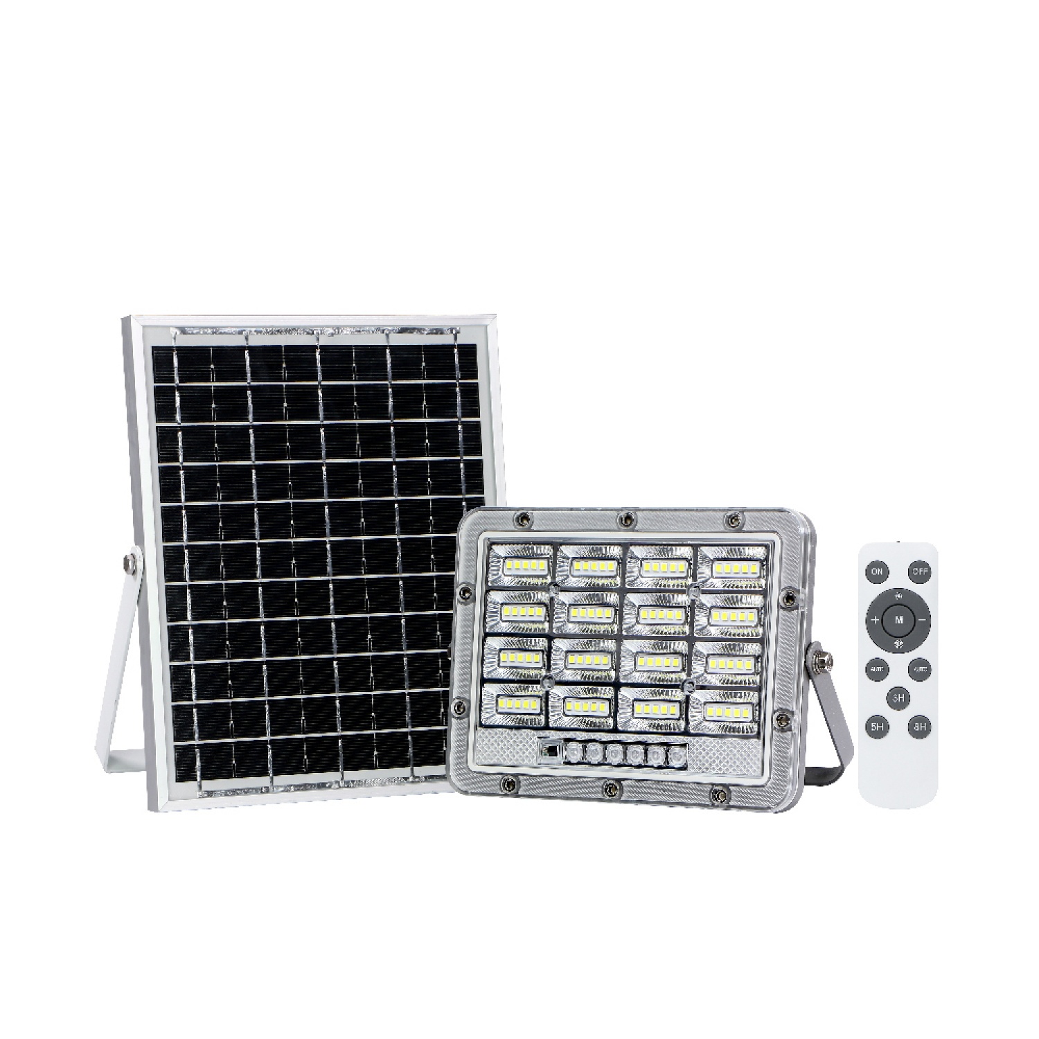 Lekise โคมไฟสปอร์ตไลท์โซลาร์เซลล์ 75W แสงเดย์