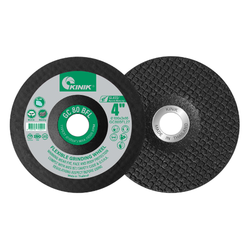 KINIK แผ่นเจียรกระจก ขนาด 100x3x16 mm. รุ่น GC80BFL27
