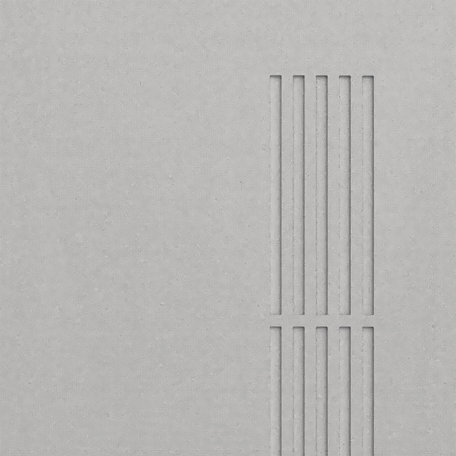 WELLINGTAN ประตูภายนอก UPVC ผิว Revo รุ่น WJR001 Vacuum ขนาด 80x200 ซม. สีเทา (เจาะลูกบิด)