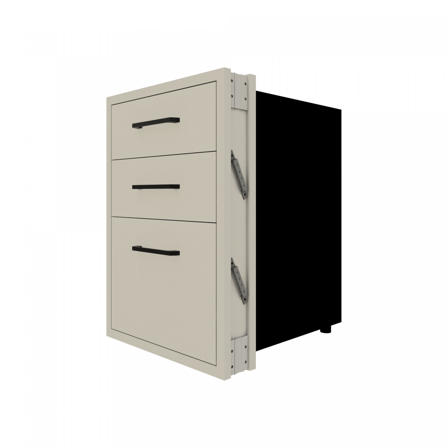 CLOSE  ตู้ลิ้นชัก uPVC  LIMA ขนาด 44x65 ซม. Vacuum สีเบจ 