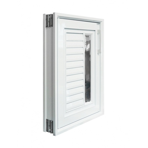 CLOSE บานซิงค์เดี่ยว ABS ALISA 45.5x65.5 ซม. สีขาวออร่า