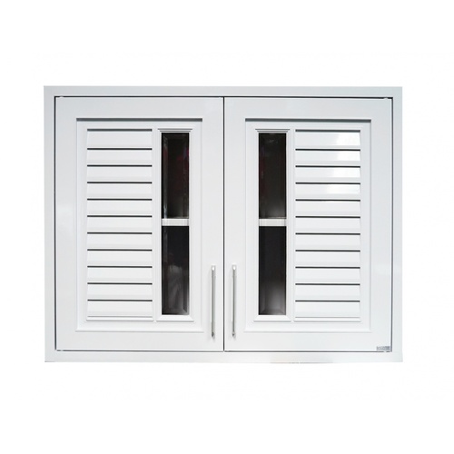 CLOSE ตู้แขวนคู่  ABS ALISA 86x66x34 ซม. สีขาวออร่า