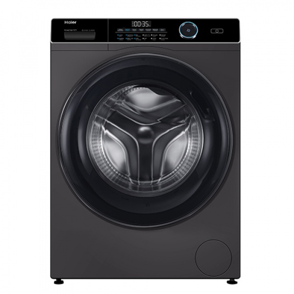 HAIER เครื่องซักผ้าฝาหน้า ขนาด 10 Kg. รุ่น HW100-BP14959S6 สี dark gray