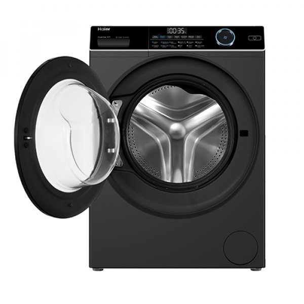 HAIER เครื่องซักผ้าฝาหน้า ขนาด 10 Kg. รุ่น HW100-BP14959S6 สี dark gray