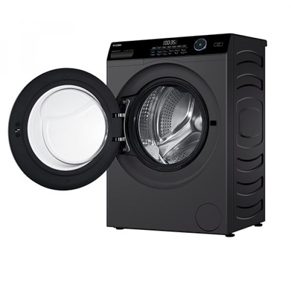 HAIER เครื่องซักผ้าฝาหน้า ขนาด 10 Kg. รุ่น HW100-BP14959S6 สี dark gray