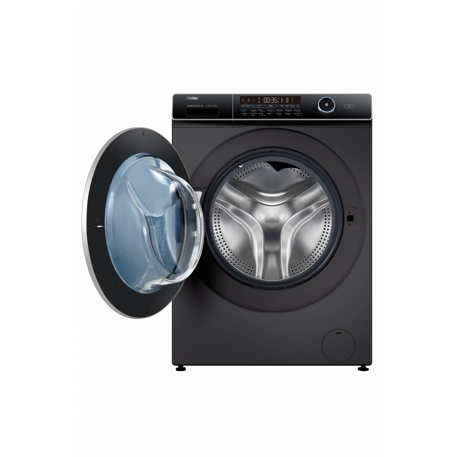 HAIER เครื่องซักผ้าฝาหน้า ขนาด 15 Kg. รุ่น HW150-BP14986ES9 สีดำ