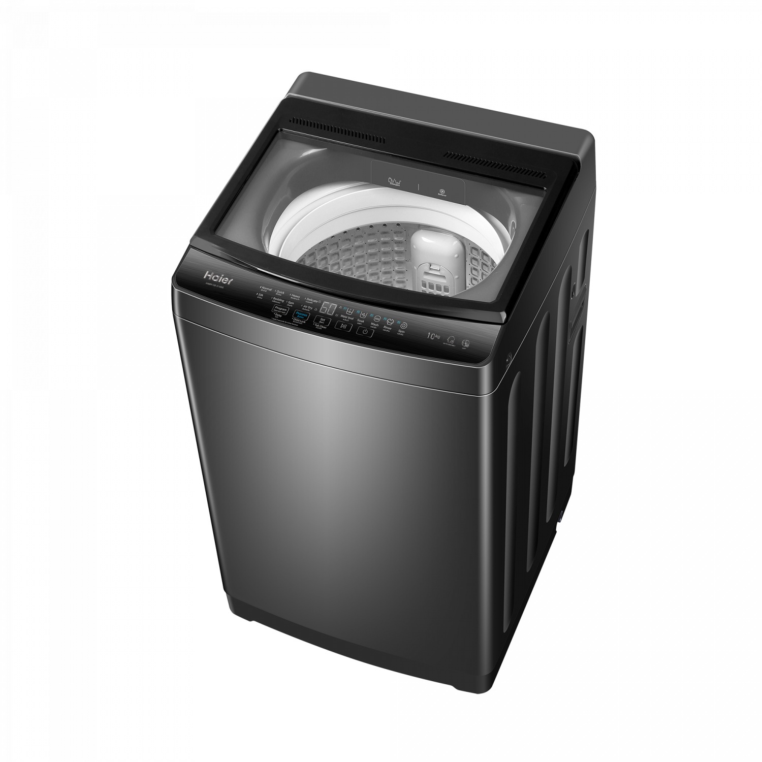 Haier เครื่องซักผ้าฝาบน ขนาด 15กก. รุ่น HWM150-316S6 สีดำ